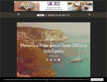 Tablet Screenshot of elmundoenmimaleta.com
